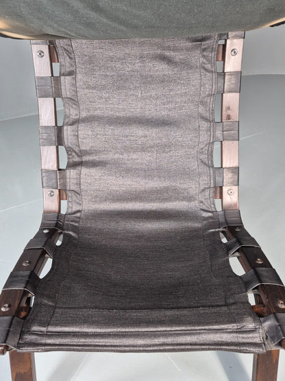 Vintage Farstrup Lounge Chair Danish Design 1970s Retro Leather MCM EB11320 MBEN14