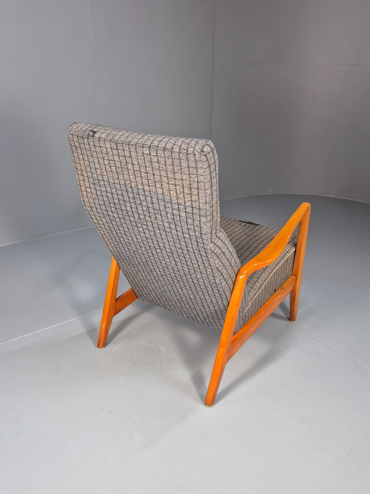 Vintage Swedish 1960s Lounge Chair Beech Open Frame Retro MCM EB9532 MNOR - UKDK FURNITURE
