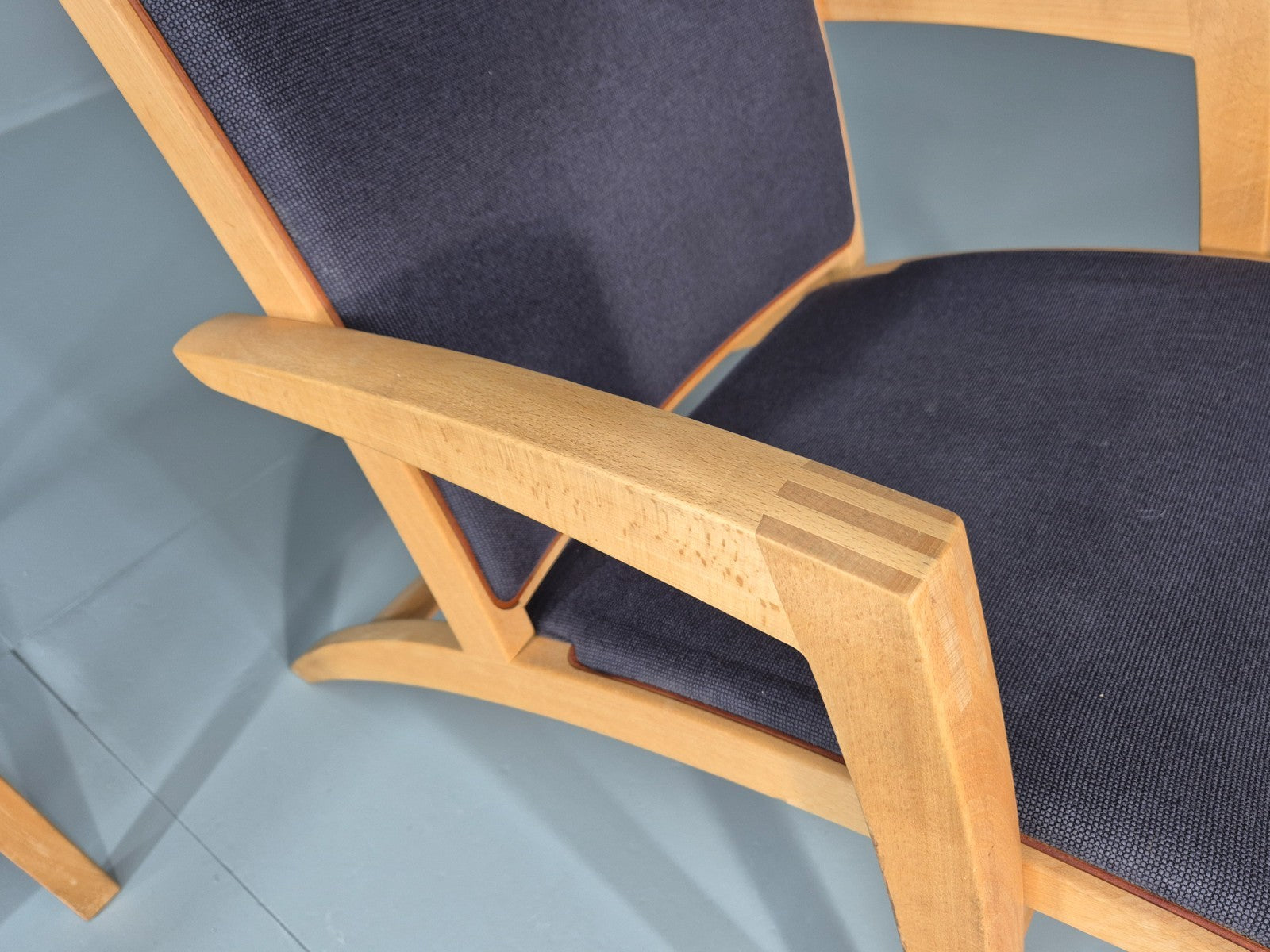 Vintage Danish Lounge Chair and Footstool Luna by Morten Gottler EB11357 MNOR6