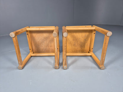 2 Vintage Danish Children Chairs Bech Wood 1960s Retro EB9672 MSTA - UKDK FURNITURE