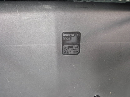 6 Leather Stacking Chairs Brunner Linos Dark Green Chrome Modern EB11735 MSTA11