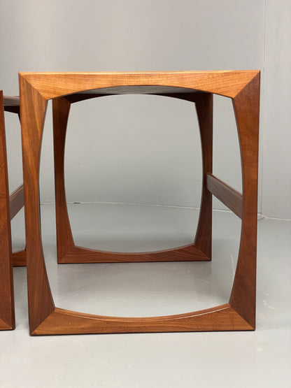G Plan Nesting Tables Teak Quadrille Range Vintage Retro 1970s EB11678 MWOO11