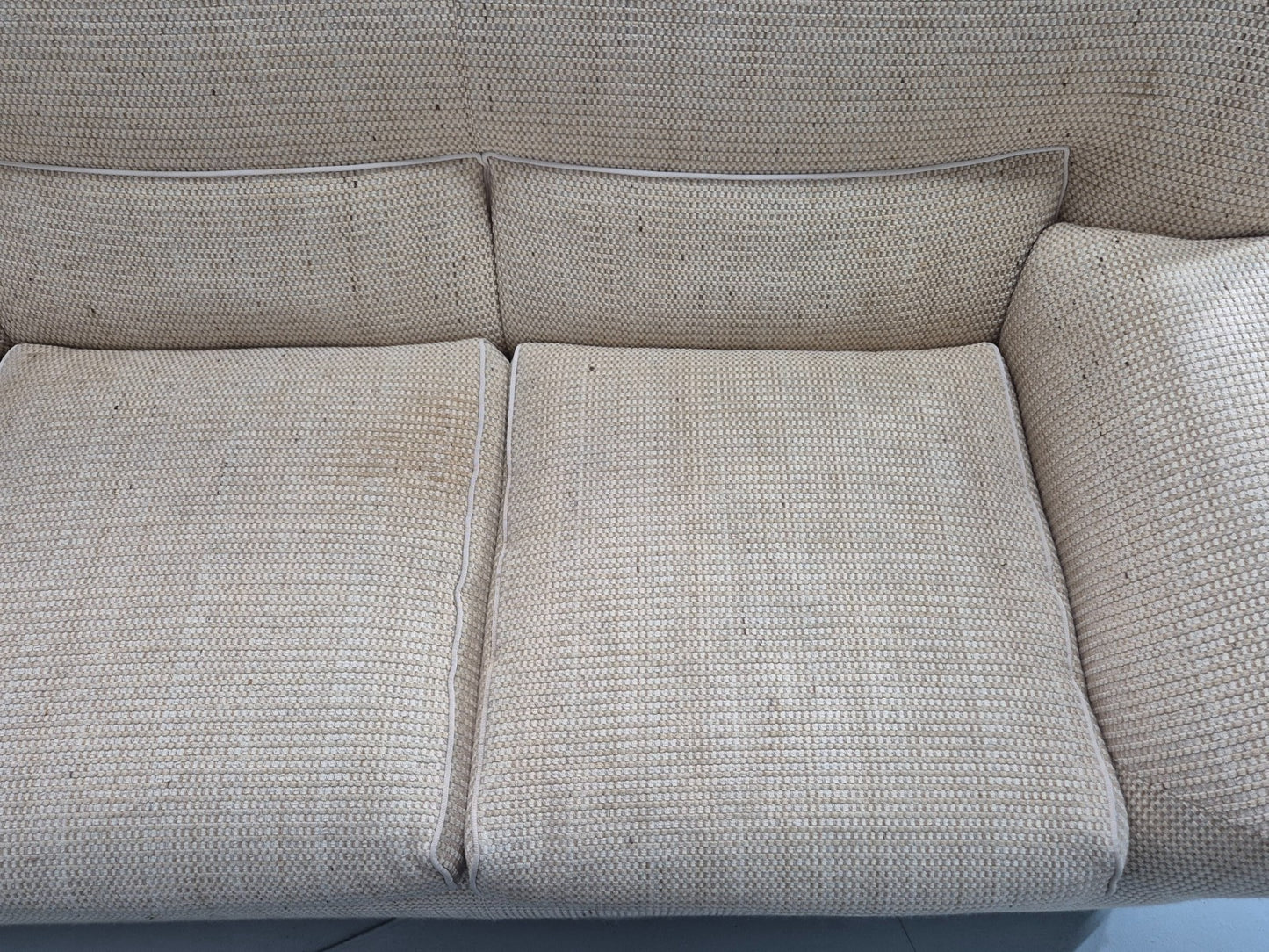 Afra and Tobia Scarpa for B and B Italia Three Seater Lauriana 80s EB11005 V3SS20