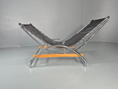 Vintage Bauhaus Style Chaise Longue Ahlberg for Swecco 1980s Retro  EB11112 M4SS1