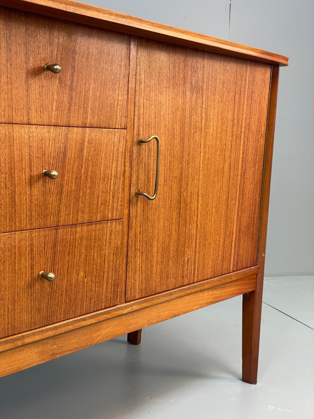 Vintage 1960s Walnut Sideboard Peter Hayward For Vanson Drawers EB10966 MWOO10