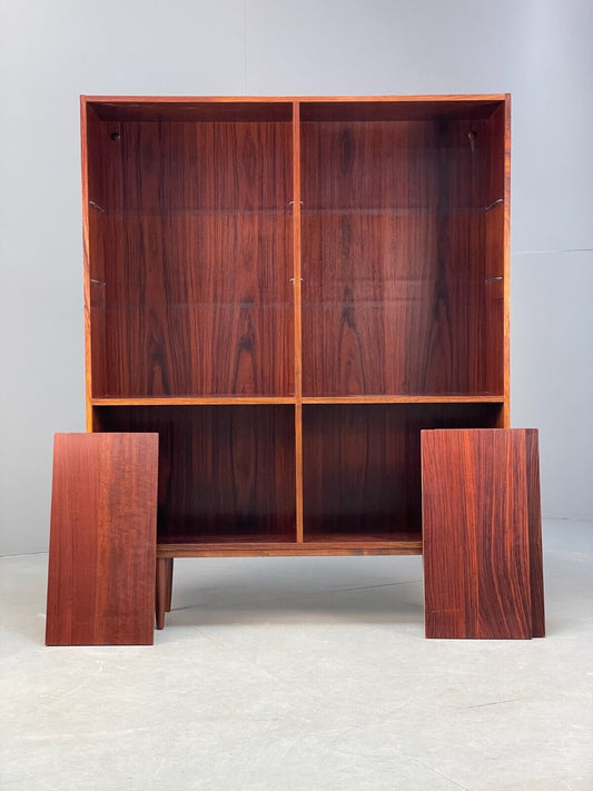 Vintage Danish Shelving Unit Retro Adjustable Storage Darkwood EB9103 MWOO - UKDK FURNITURE