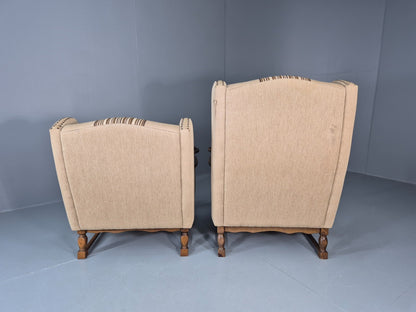 2 Retro Lounge Chairs Danish 1970s Design Kjaernulf Stylings  EB10781 VCLO10