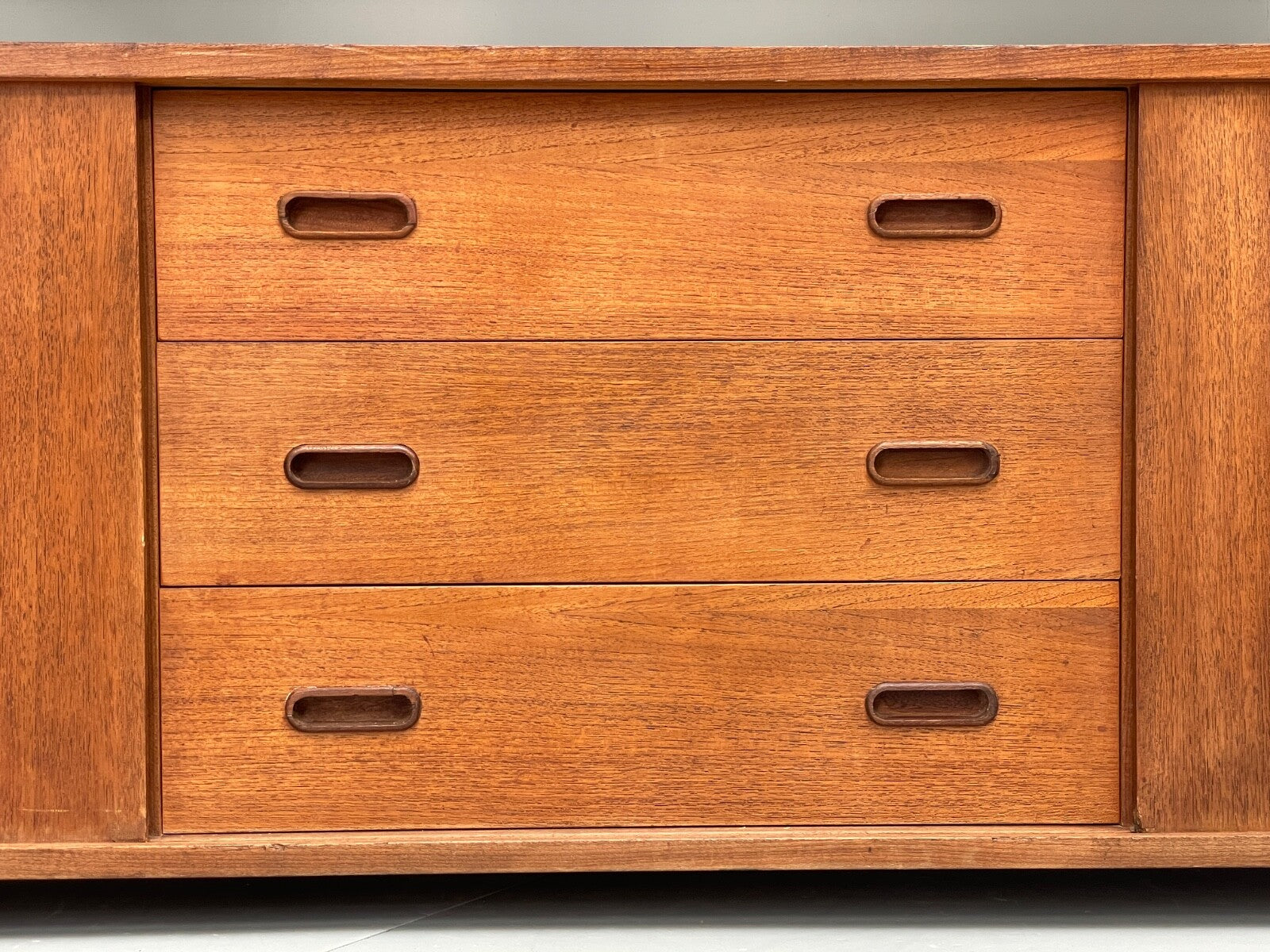 Vintage Modular Teak Wall Unit By Interflex 1960s Retro Drawers EB9822 MWOO - UKDK FURNITURE