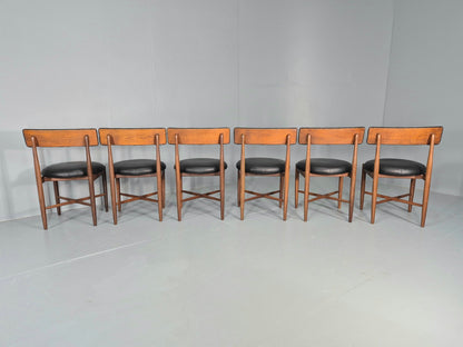 6 Vintage G Plan Circle Chairs 1970s Retro Mid Century Design Teak  EB11890 MDIN6