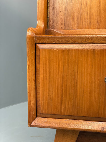 Vintage Walnut Sideboard Highboard 1960s Drawers By Wrighton EB10679 MWOO11