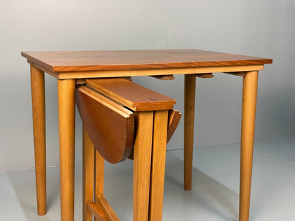 Midcentury Teak Nesting Tables Designed By Poul Hundevad EB8416 MWOO - UKDK FURNITURE