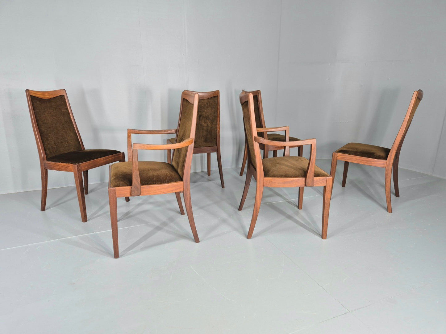 6 Vintage G Plan Teak Dining Chairs 1970s Mid Century Retro  EB11893 MDIN14