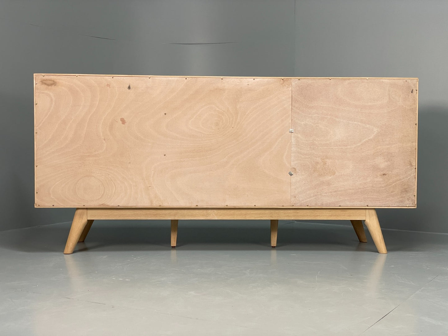 Modern Danish Oak Sideboard - Sliding Door Drawer Mid Century Style EB10836 MWOO21