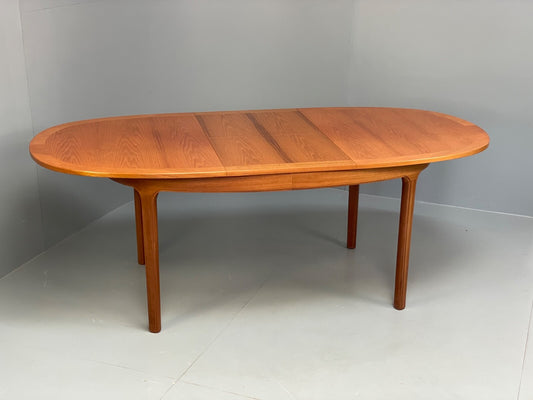 Vintage Nathan Teak Dining Table Extending Retro 1970s EB9827 MWOO - UKDK FURNITURE