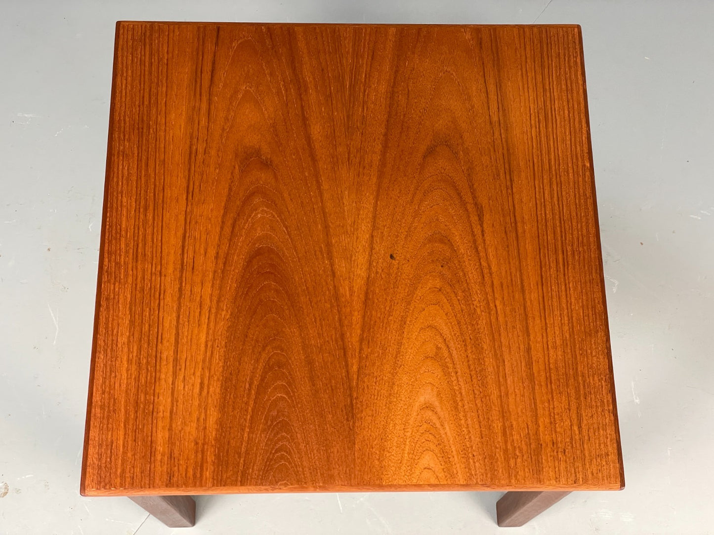 Vintage Teak Side Table 1960s Danish Square Removable Legs Retro EB11518 MWOO2