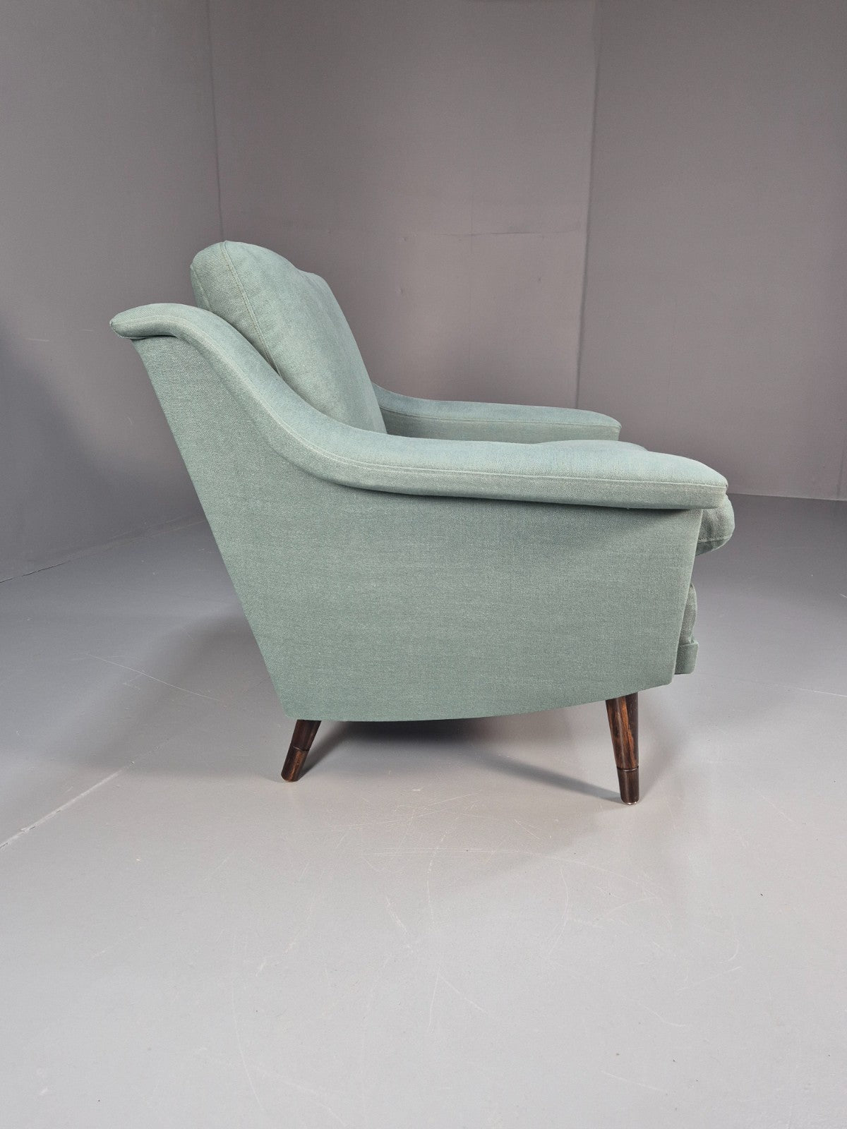 Vintage Danish Lounge Chair New Upholstery 1960s Retro EB6538 MNOR11