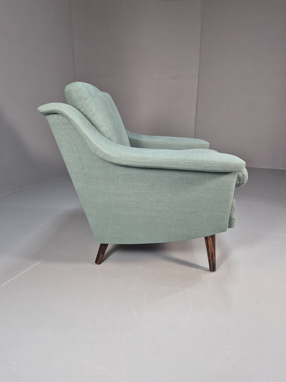Vintage Danish Lounge Chair New Upholstery 1960s Retro EB6538 MNOR11