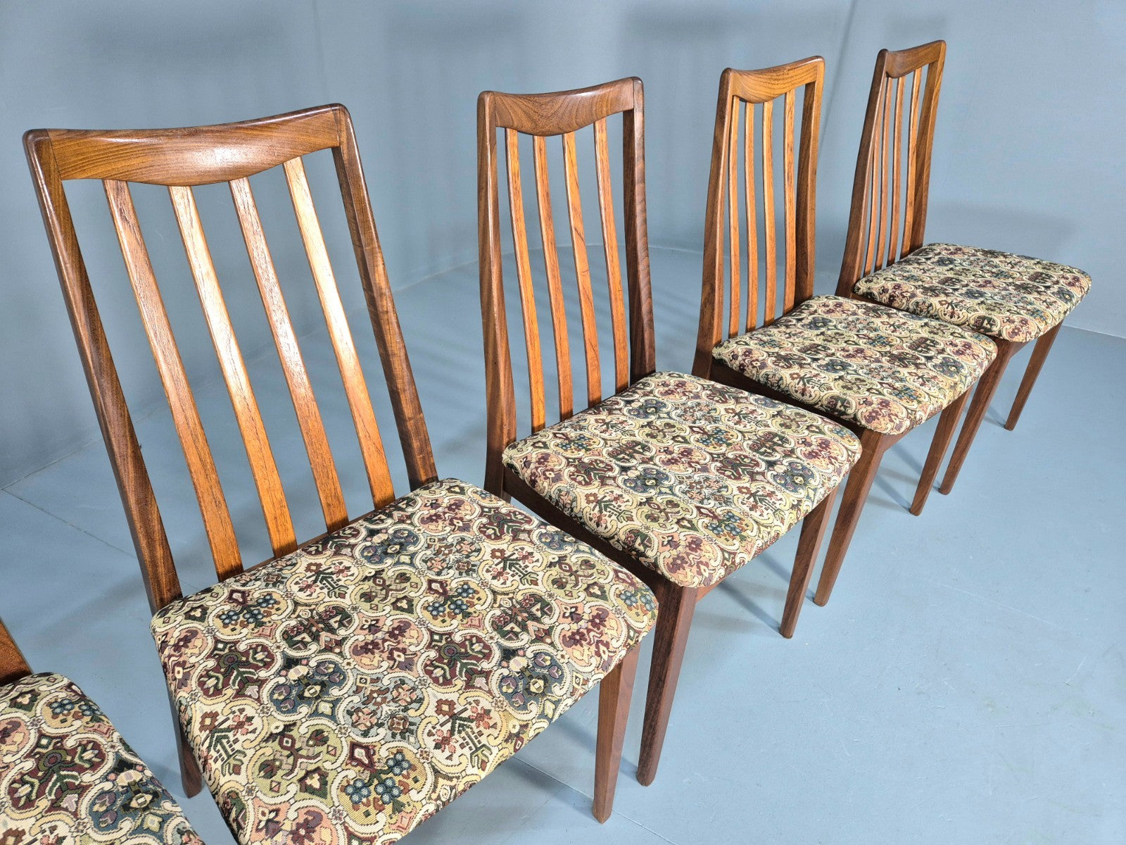 6 Fresco G Plan Dining Chairs High Back Teak 1970s Retro MCM  EB10054 MDIN3