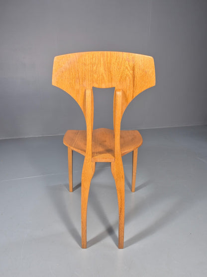 8 Modern Design Dining Chairs Blonde Oak Craftsperson Bespoke Build EB10928 MDIN10