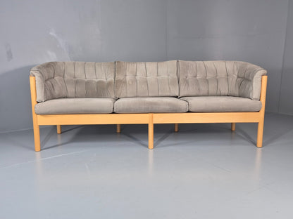 Vintage Three Seater Sofa 1980s Danish Nielaus Jeki Retro MCM EB11348 M3SS3