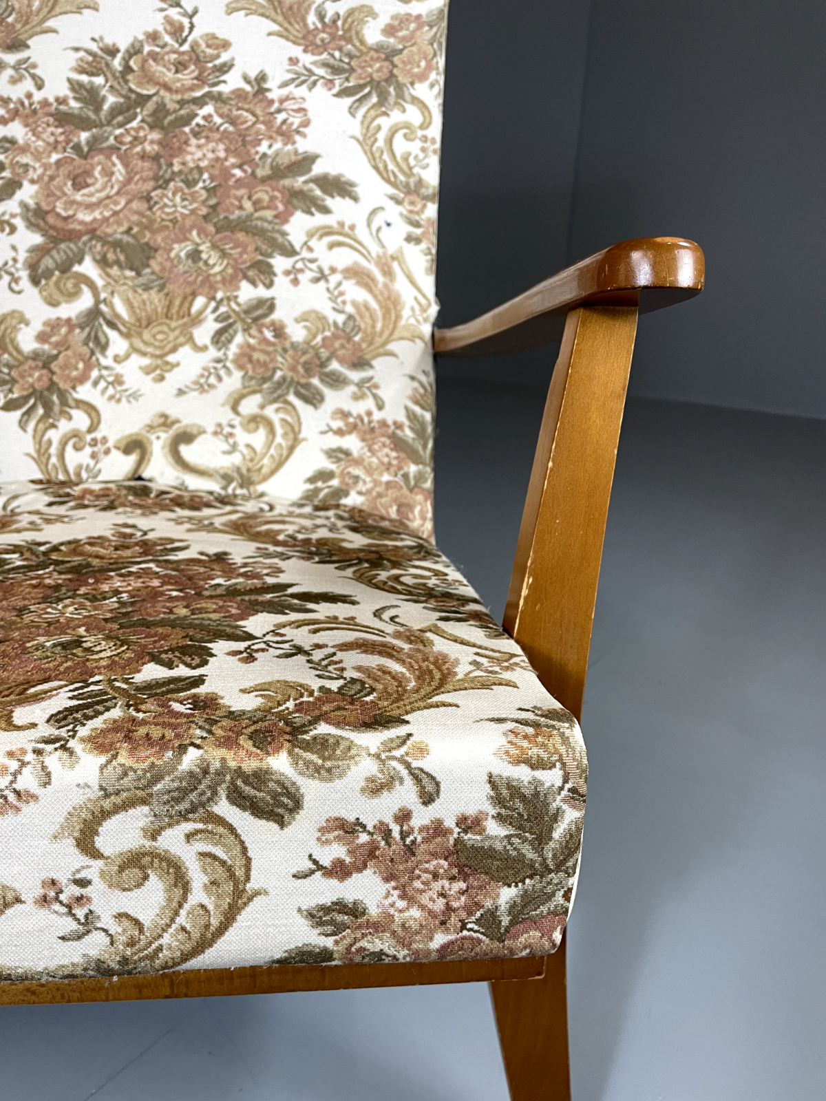 Vintage Mid Century Chair Beech Frame 1960s Retro EB5712 MNOR11