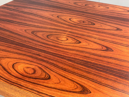 Vintage Danish Square Coffee Table By Haslev Retro 1960s Darkwood EB8801 MWOO - UKDK FURNITURE