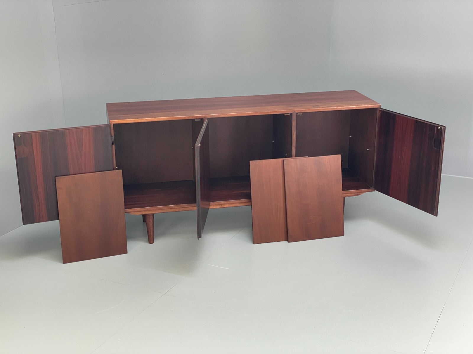 Vintage Danish Sideboard Mid Century Design Svend Langkilde Shelving EB9514 MWOO - UKDK FURNITURE