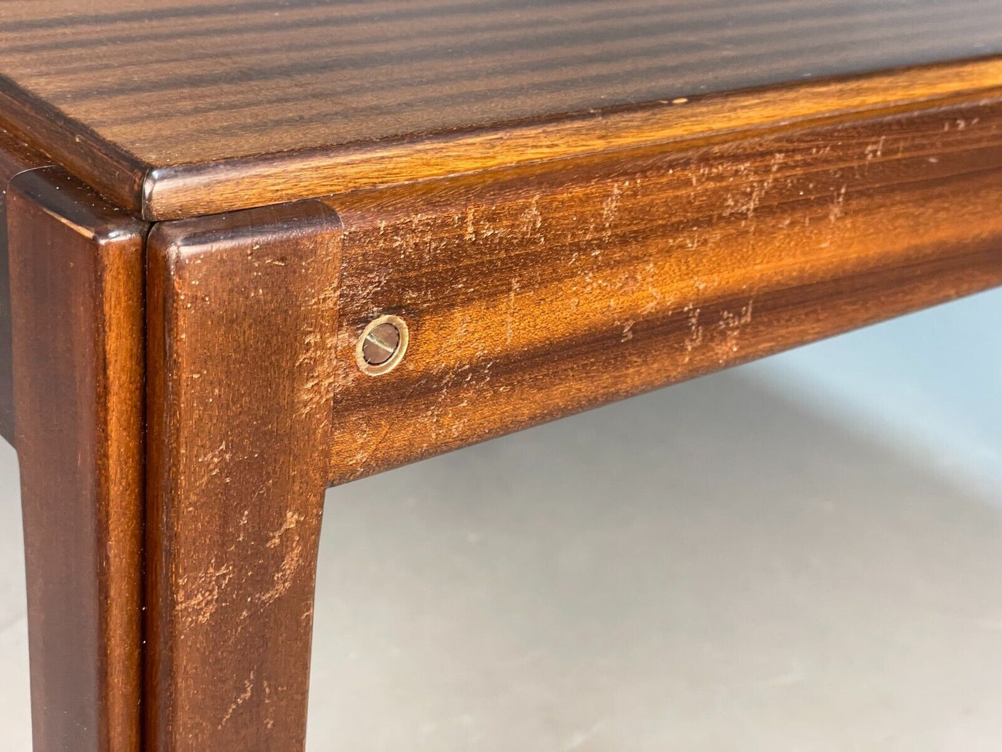Vintage Danish Square Coffee Table Mahogany 1950s EB8673 MWOO - UKDK FURNITURE