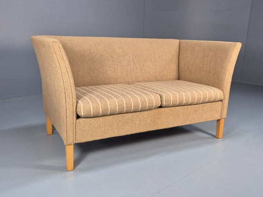 Vintage Danish 2 Seat Sofa Mid Century Beige Wool 1970s Retro EB9641 M2SS - UKDK FURNITURE