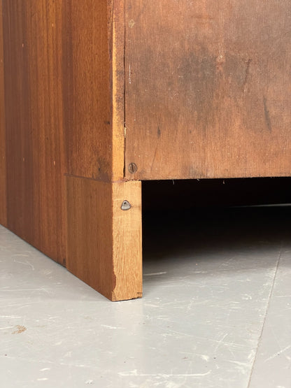Vintage Chest Of Drawers 1950s Chunky Solid Mahogany Mid Century EB11559 MWOO16