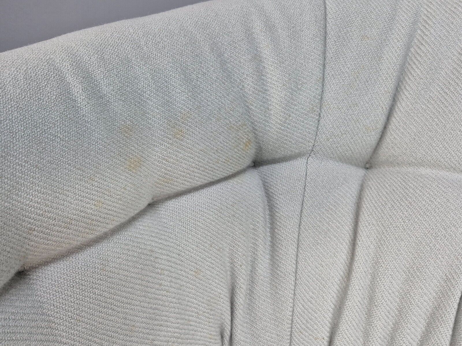 Vintage Danish 2 Seat Sofa Blue Wool Beech Curved Frame Nielaus MCM EB8549 M2SS - UKDK FURNITURE