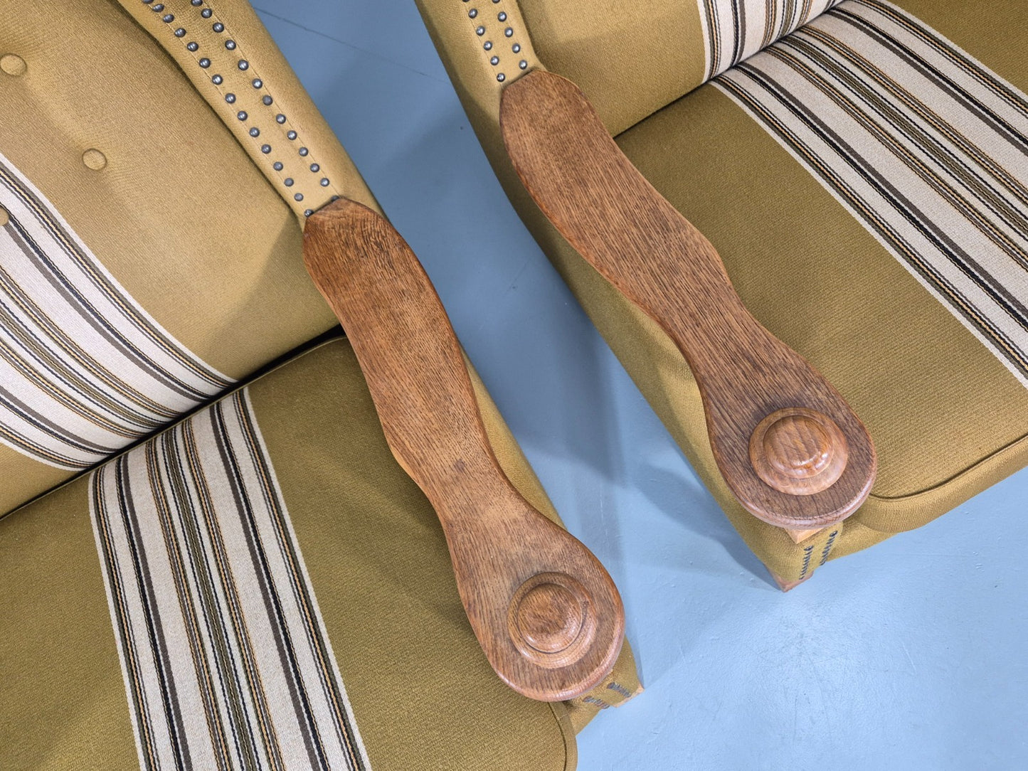 Kjaernulf Style high and Low Back Lounge Chairs 1970s Denmark Retro EB11310 MNOR6