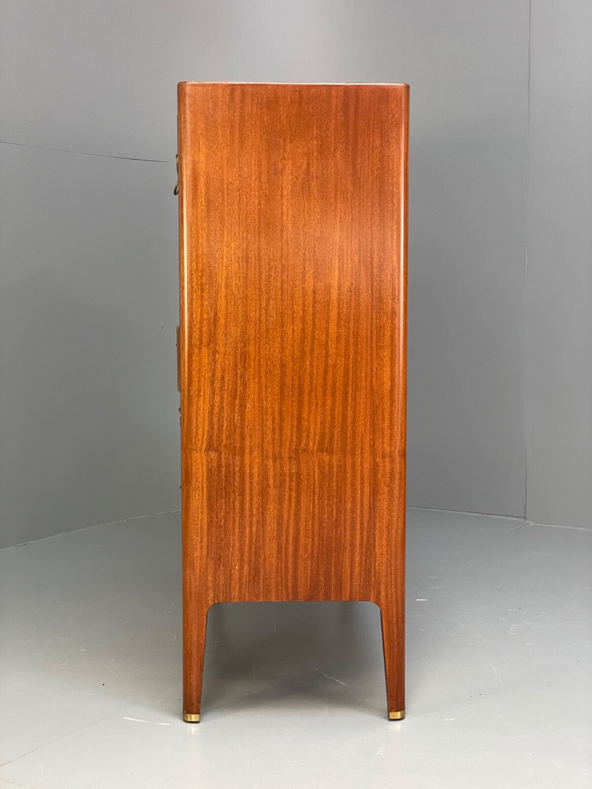 Vintage 1950s Chest Of Drawers Jewelery Display Brass Mahogany EB9761 MWOO - UKDK FURNITURE