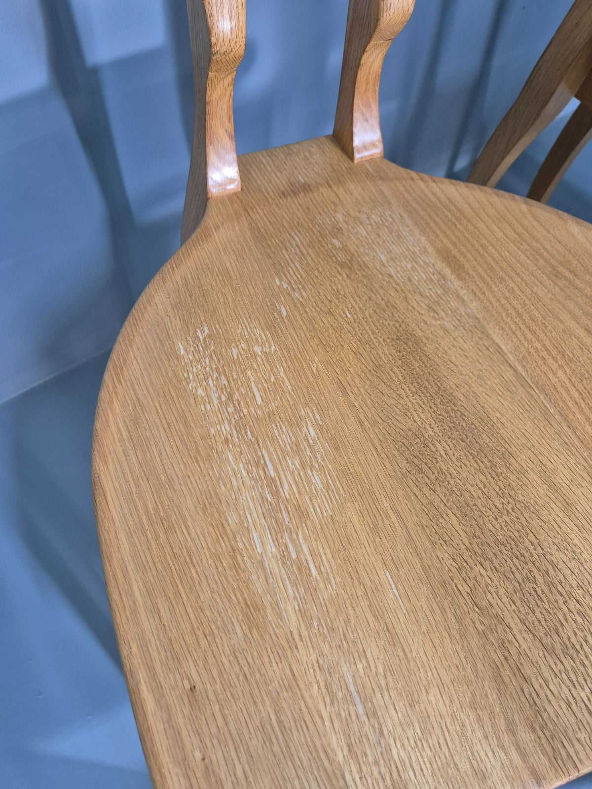 8 Modern Design Dining Chairs Blonde Oak Craftsperson Bespoke Build EB10928 MDIN13