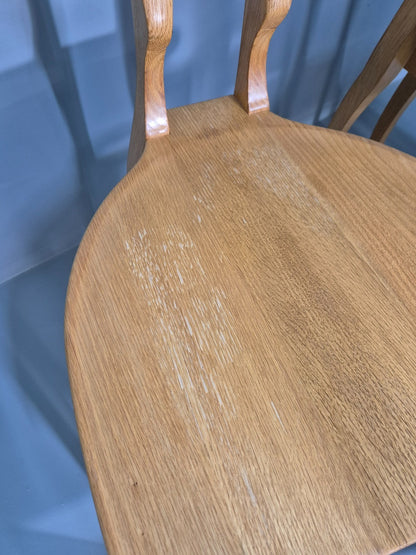 8 Modern Design Dining Chairs Blonde Oak Craftsperson Bespoke Build EB10928 MDIN13