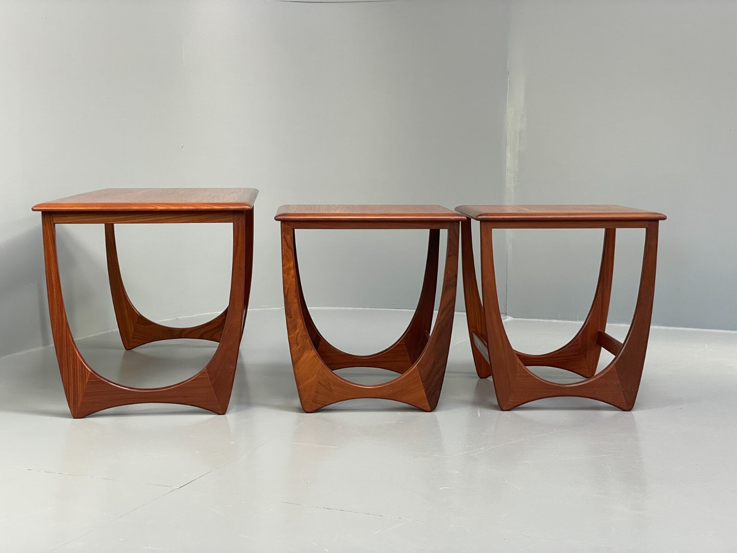 Vintage G Plan Teak Nest of Tables Astro Range 1970s Retro EB9530 MWOO - UKDK FURNITURE