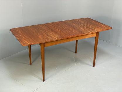 Vintage Teak Extending Dining Table With Removable Beech Legs EB9502 MWOO - UKDK FURNITURE