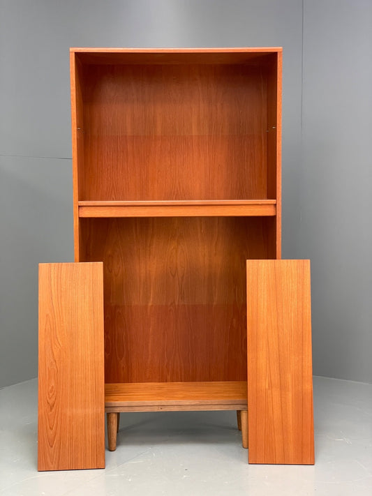 Vintage G-Plan Teak Tall Bookcase Adjustable Retro Shelving Storage EB10000 MWOO - UKDK FURNITURE