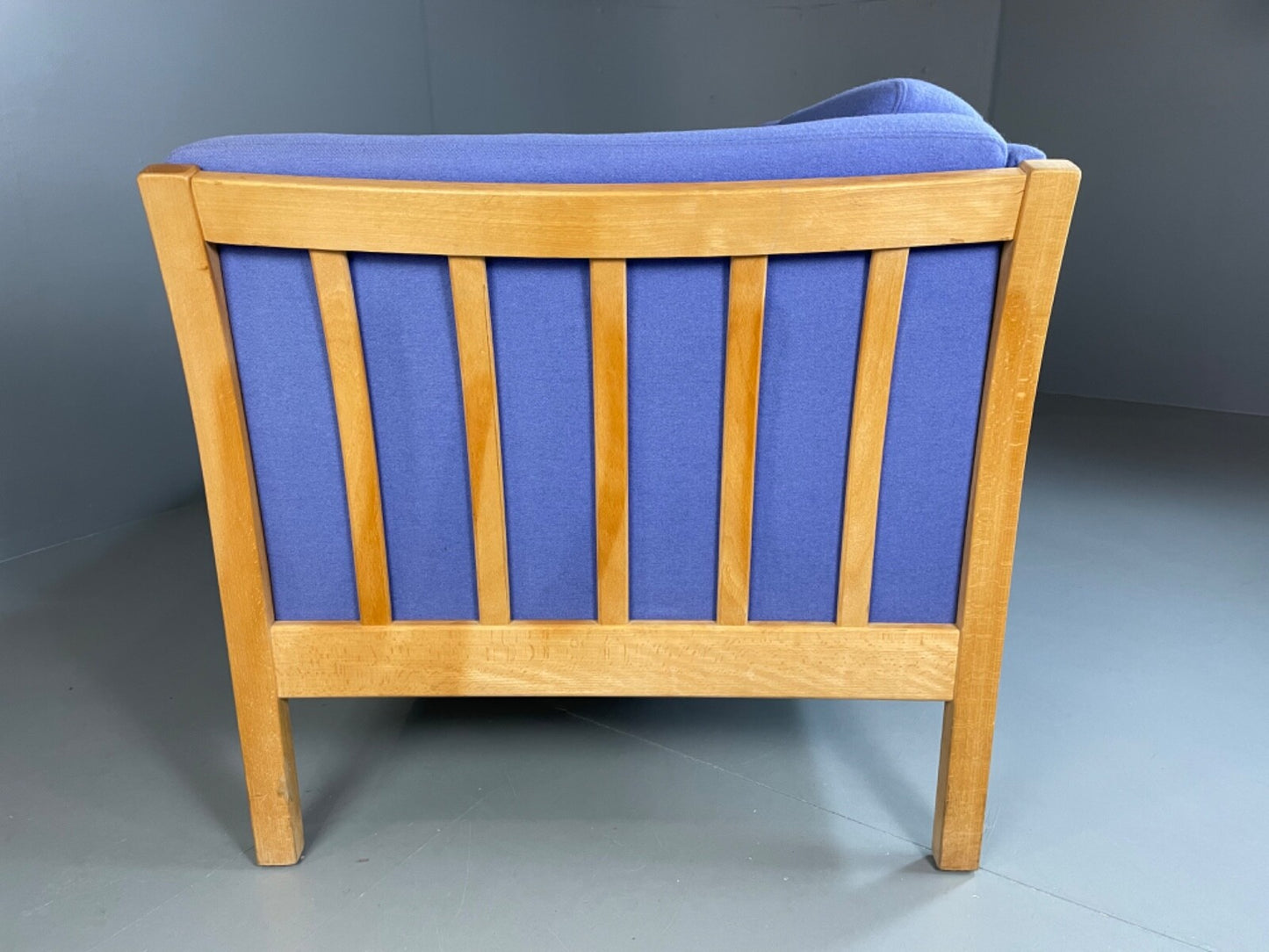 Vintage Danish Stouby Sofa Beech Ends Wool Upholstery 1980s EB5039 M2SS6