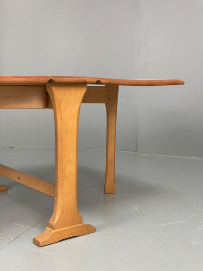 Vintage Ercol Coffee Table Blonde Elm Model 820 Drop Leaf 1970s EB11794 MWOO18