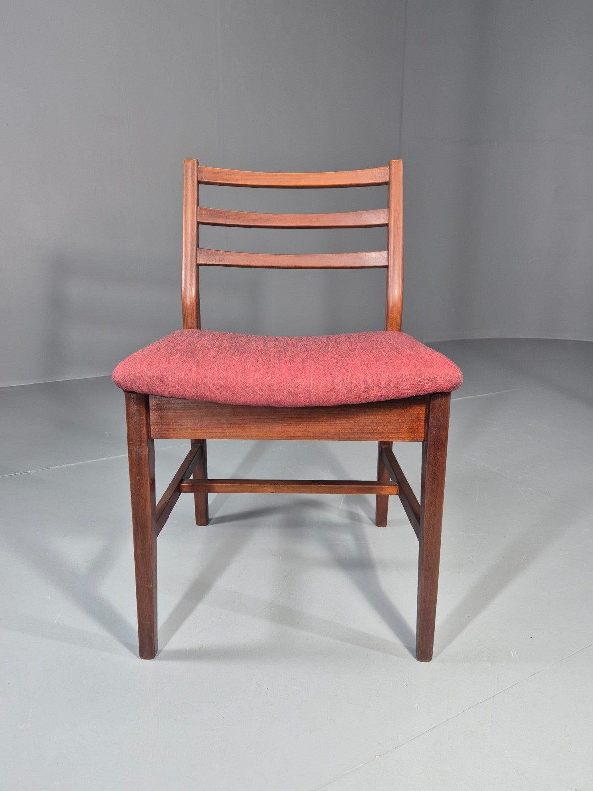 Danish Mid Century Dining Chair in Teak 1970s New Upholstery Retro EB11525 MDIN1