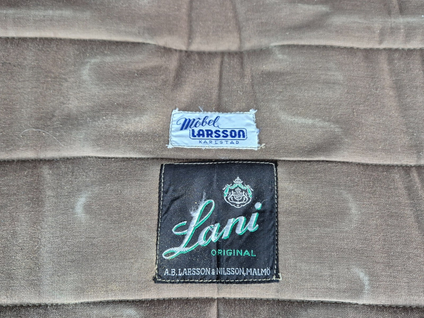 Vintage Three Seater Sofa Lani Sweden 1960s Retro Brown Floral MCM EB11080 M3SS9