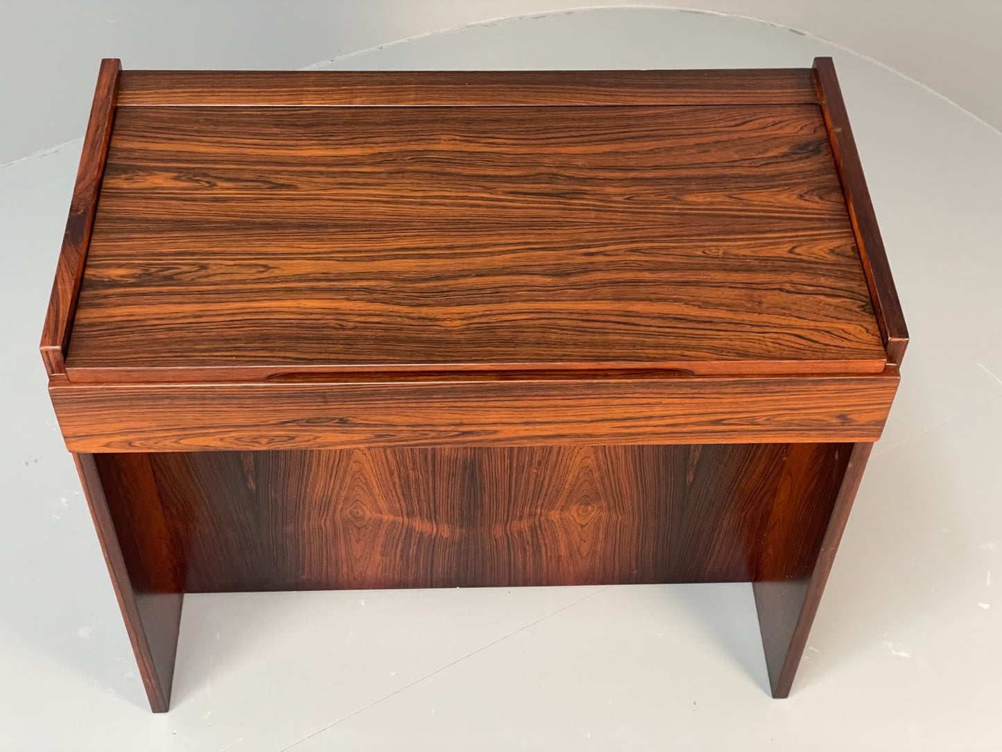 Vintage Compact Dressing Table 1970s Danish Retro Mirrored Storage EB10837 MWOO6