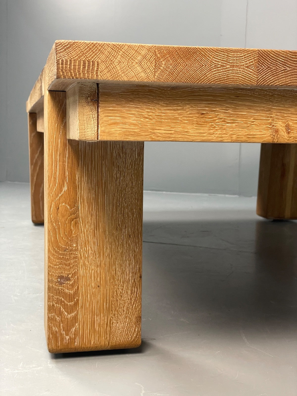 Solid Oak Coffee Table Japanese Style By Ludwik Styl Modern EB10878 MWOO14