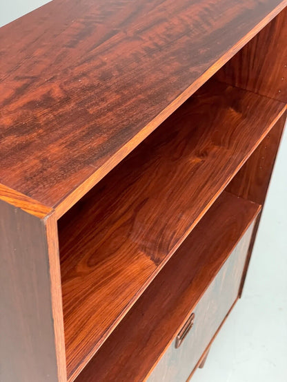 Vintage Danish Bookcase Drinks Cabinet Drop Door Torben B Nielsen EB8727 MWOO - UKDK FURNITURE