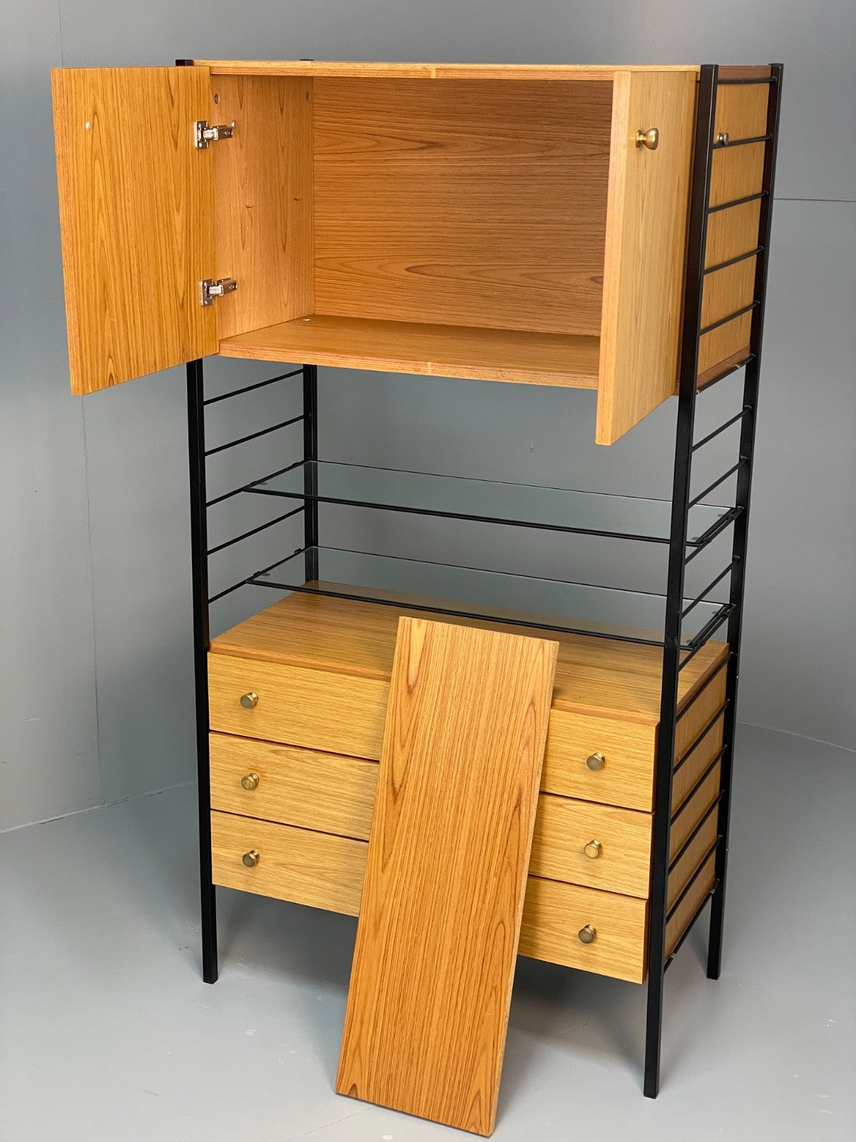 Modular Shelving Storage System - Ladderax Style Drawers Cupboard EB10957 MWOO10