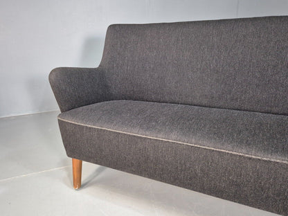Vintage Danish 2 seat Sofa Dark Grey Mid Century Modern Retro 1950s EB8318 MNOR - UKDK FURNITURE