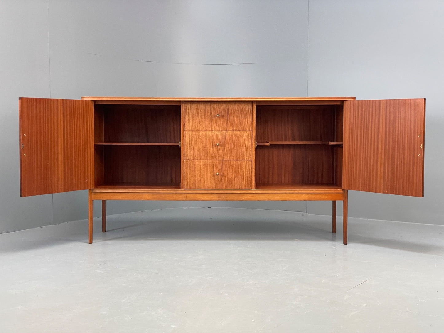 Vintage 1960s Walnut Sideboard Peter Hayward For Vanson Drawers EB10966 MWOO1