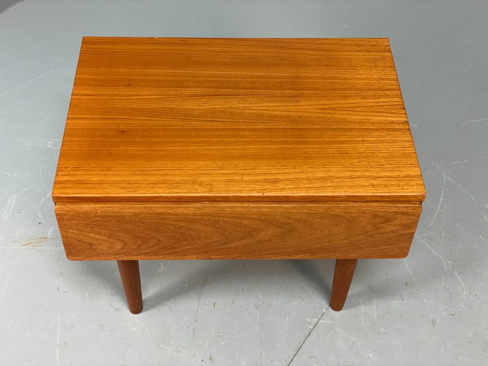 Vintage Teak Bedside Table With Drawer Beaver & Tapley 1970s Retro EB10681 MWOO2