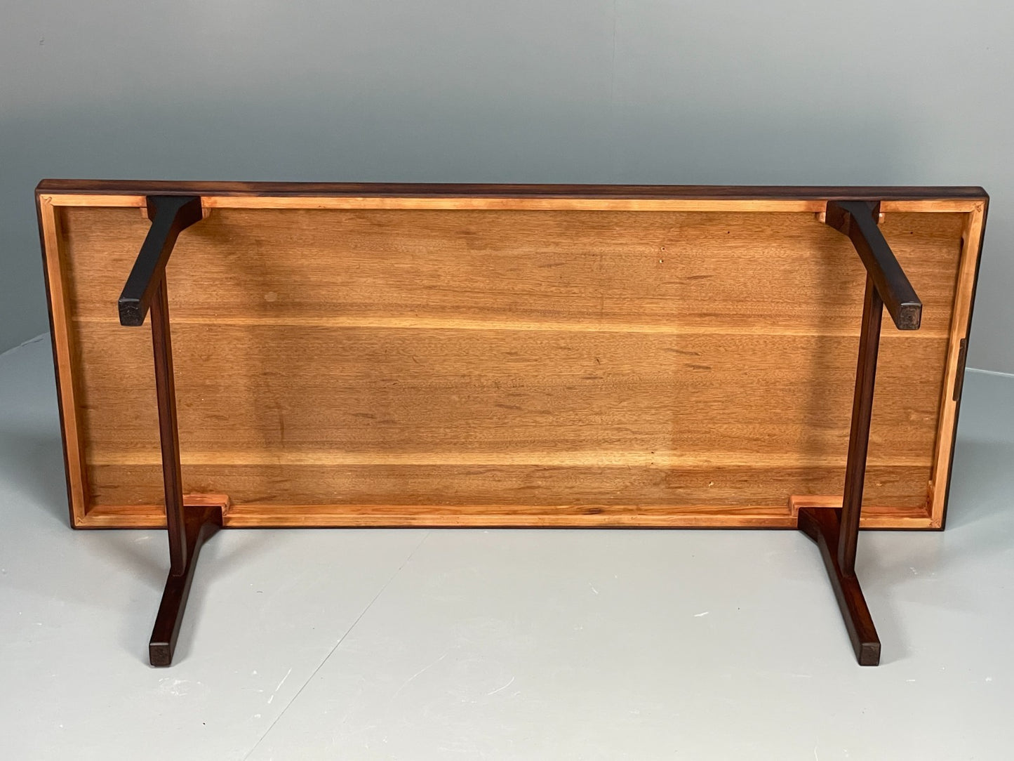 Vintage Danish Coffee Table - 1960s Mid Century By Dyrlund No Shelf EB10943 MWOO23